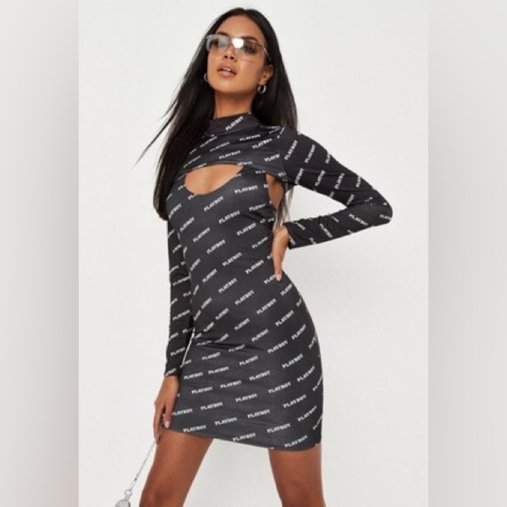 Playboy Missguided Black Dress
